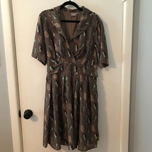 eShakti Owl Dress
